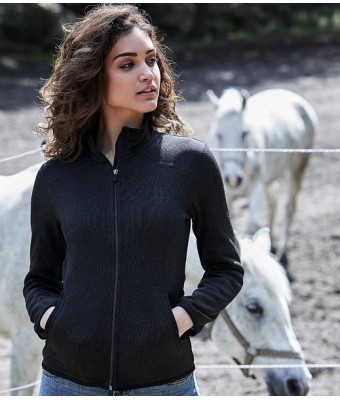 Tee Jays Ladies Knitted Outdoor Fleece Jacket