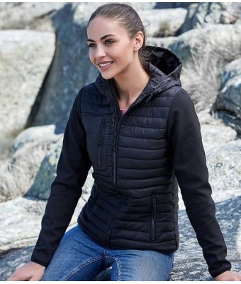 Tee Jays Ladies Crossover Hooded Jacket