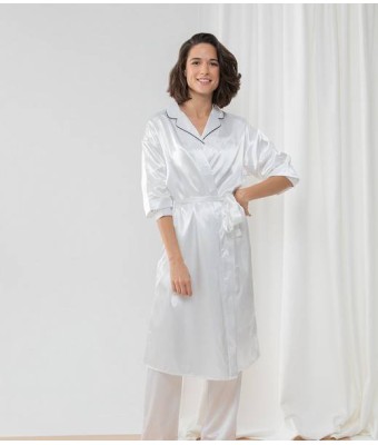 Towel City Ladies Satin Robe