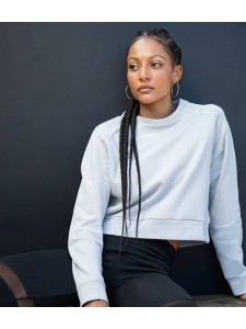 Tombo Ladies Cropped Sweatshirt