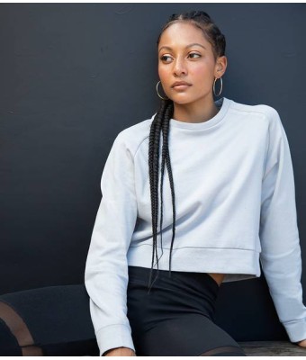 Tombo Ladies Cropped Sweatshirt